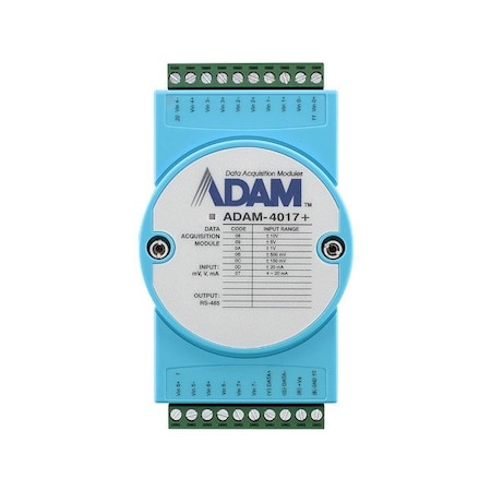 Advantech 8AI Modbus RS-485 Remote I/O ADAM-4017+-F